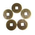 thumbnail image 5 of 200 monedas chinas de Feng Shui, monedas Ching de buena suerte de bronce antiguo, decoraciones temáticas asiáticas, para la salud y la riqueza - 1 pulgada, 5 of 5