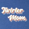 thumbnail image 5 of Wild Bobby Twirler Mom Girl Sports Women Tri-Blend Racerback Tank Top, Vintage Royal, Large, 5 of 5