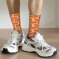 thumbnail image 6 of Rateoe Cartoon Hot Dog for Women Casual Calf Socks - Cute Crew Socks - Thin Soft Above Ankle Socks Size 5-11, 6 of 6