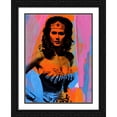 thumbnail image 2 of Stephen Chambers 25x32 Black Ornate Wood Framed With Double Matting Wall Art Titled - Wonderwoman Brightcolors, 2 of 6