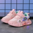 thumbnail image 7 of HZLPFO Light Up Shoes Boys Girls Sneakers for Kids Non-Slip Tennis Shoes Fashion Lightweight Breathable Running Sport Athletic(Pink,Size 7), 7 of 7