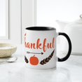thumbnail image 6 of CafePress - Thankful Pumpkin - 11 oz Ceramic Mug - Novelty Coffee Tea Cup, 6 of 6