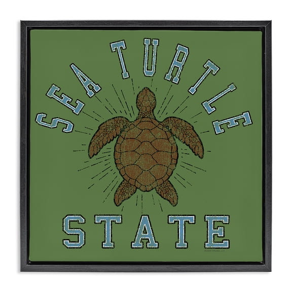 Stupell Industries Eclectic Black Floating Frame Canvas Art, 18 x 18, by Spirit Animals/Life Is High