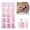 1449-518-3391-1, variant on mirlewaiy Square Press On Toe Nails | Berry Pink French Tip, Thick Soft Gel Full Cover Toenail Extensions, 15 Sizes 150Pcs for DIY Manicure