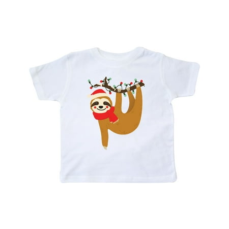 

Inktastic Christmas Sloth Gift Toddler Boy or Toddler Girl T-Shirt