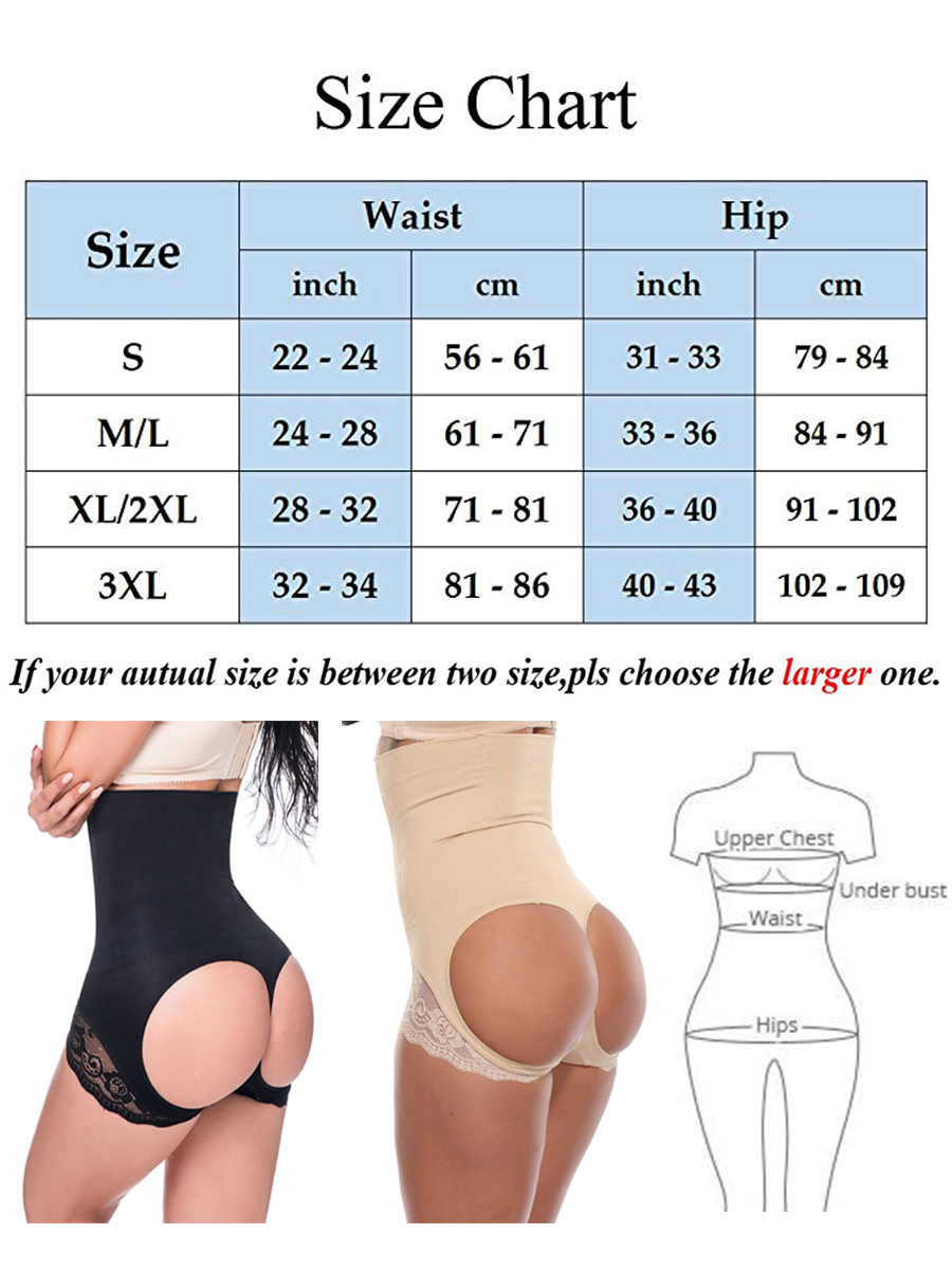 Culotte Push Up Everbellus - Effet Monte-fesse, Dentelle Et Rembourrage Amovible