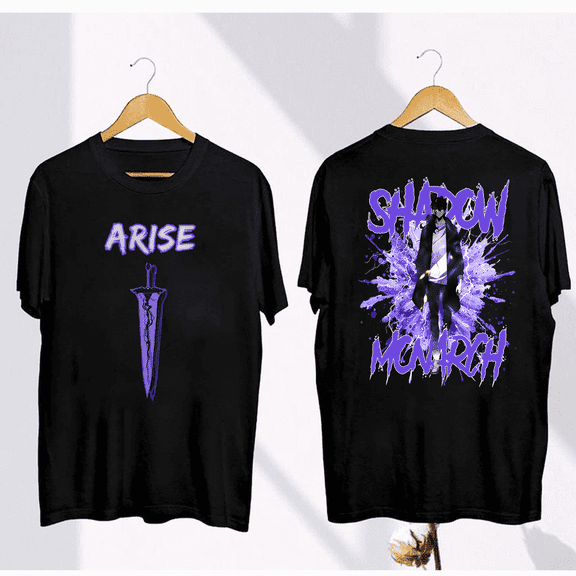 Solo Leveling Shadow Monarch T-Shirt, Anime Shirt, Manga Sung Jin Woo Tee