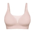 thumbnail image 3 of qelini Lace Bras for Women Thin Strap Wireless Breathable Bralettes Side Support Seamless Everyday Tshirt Bra, 3 of 7