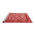 thumbnail image 2 of Ahgly Company Machine Washable Indoor Rectangle Abstract Red Modern Area Rugs, 7' x 9', 2 of 4