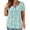 Light blue womens tops, variant on Pimelu Womens Summer Tops 2024 Plus Size Tops for Women Henley Shirts for Women Fashion Tie Dye Summer Button up Tunic Tops V Neck Short Sleeve Lightweight Ladies Blouses