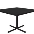 thumbnail image 4 of Correll Bxt36S-07 Cafe and Breakroom Tables - Square - Black Granite, 4 of 5