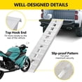 thumbnail image 4 of QinaQin Foldable Loading Ramp 2 Pack, Aluminum Straight Ramps with 750 Lb Capacity for Motorcycle, ATV, Truck and Mower, 4 of 7