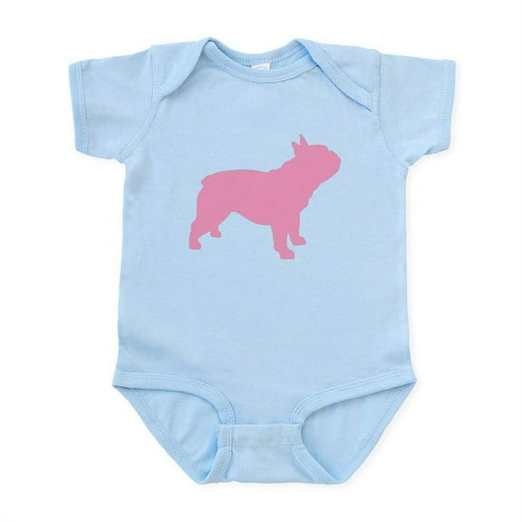 CafePress - Pink French Bulldog Infant Bodysuit - Baby Light Bodysuit, Size Newborn - 24 Months