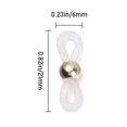 thumbnail image 1 of maskred Fashionable 50Pcs Eye Glasses Spectacle Chain Strap Holder Loop Ends Type A 50 Pcs 1Set, 1 of 6