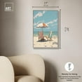 thumbnail image 5 of Clear Skies Beach II Canvas Glam Coastal Wall Art by Art Remedy, Silver Frame, 16" x 24", 5 of 7