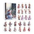 thumbnail image 1 of Árbol de Navidad con Muñeco de Nieve y Calendario de Adviento TQEHS, 1 of 6