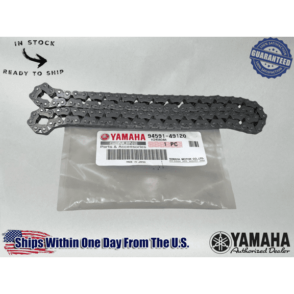 Yamaha Genuine OEM Authentic Cam Timing Chain 94591-49120-00