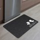 thumbnail image 4 of Alfombrilla de cocina, antideslizante, resistente a las manchas, reductora de fatiga, diseño ergonómico, absorbente de agua, patrón de rayas, fibra de poliéster negra con respaldo de TPE, 4 of 6