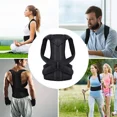 thumbnail image 6 of Reinforced Belt Lumbar Column Posture Corrector Vest  Adjustable Back Support Strap Shoulder Spine Brace Neck Stretcher Trainer (XXL), 6 of 6
