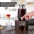 thumbnail image 3 of Zulay Kitchen 1.5 Liter Iced Cold Brew Coffee Maker Glass Carafe & Stainless Steel Mesh Filter, 3 of 8