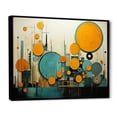 thumbnail image 2 of Designart "Nostalgic Remix I" Abstract Collages Floater Framed Wall Decor, 2 of 7