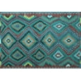 thumbnail image 1 of Ahgly Company Indoor Rectangle Southwestern Light Blue Country Area Rugs, 4' x 6', 1 of 4