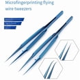 thumbnail image 6 of 2PCS Titanium Alloy Tweezers Professional Repair Fingerprint Fly Line Phone Motherboard Antimagnetic Electronics Forceps, 6 of 7