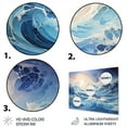 thumbnail image 3 of Designart "Celestial Ice Antartica I" Winter Landscape Metal Wall Art, 3 of 5
