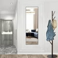 thumbnail image 2 of ZUNMOS 64"x21" Full Length Mirror Rectangle Free Standing Wall Mounted Leaning Hanging Floor Mirrors, Black, 2 of 9