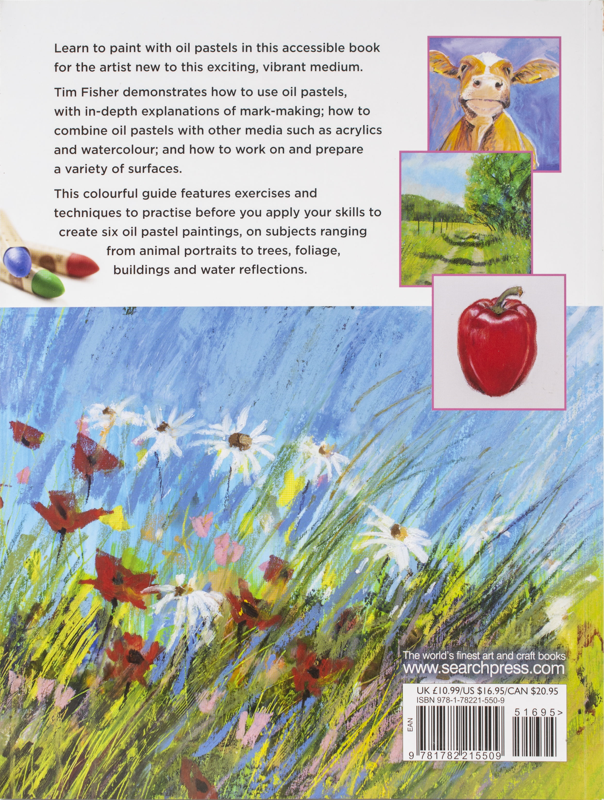 Search Press BooksPainting With Oil Pastels