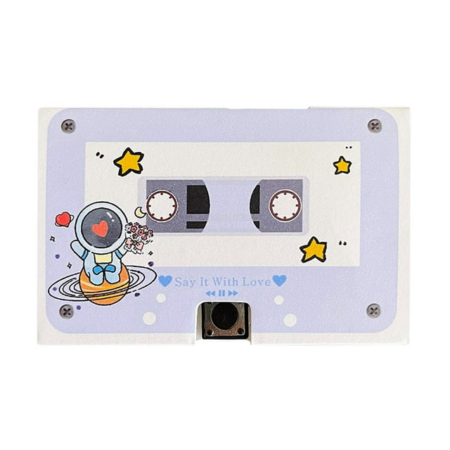 Valentine's Day Recording Greeting Card with Voice Message Playback for Birthday Qixi Festival Gift
