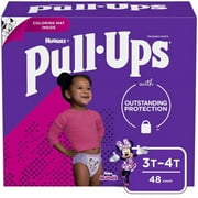 Pull-Ups Girls' Potty Training Pants Size 5, 3T-4T, 60 Ct