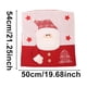 thumbnail image 5 of Doll Chair Cover Santa Table Stool Chair Back Fabric Decorations 3D, Santa Claus Table Chair Cover Stool Chair Back Cover, Christmas Fabric Decorations, Table Stool Chair Back Cover, for, 5 of 8