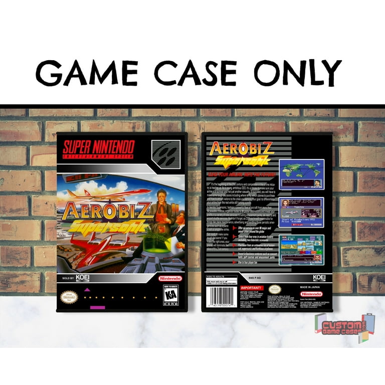 Aerobiz Supersonic SNESDG V Super Nintendo Entertainment