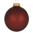 thumbnail image 2 of Christmas By Krebs 2 5/8" (67mm) Seamless Glass Ornament [8 Pieces], Decorated Designer Heirloom (Velvet Swiss Chocolate Brown), 2 of 5