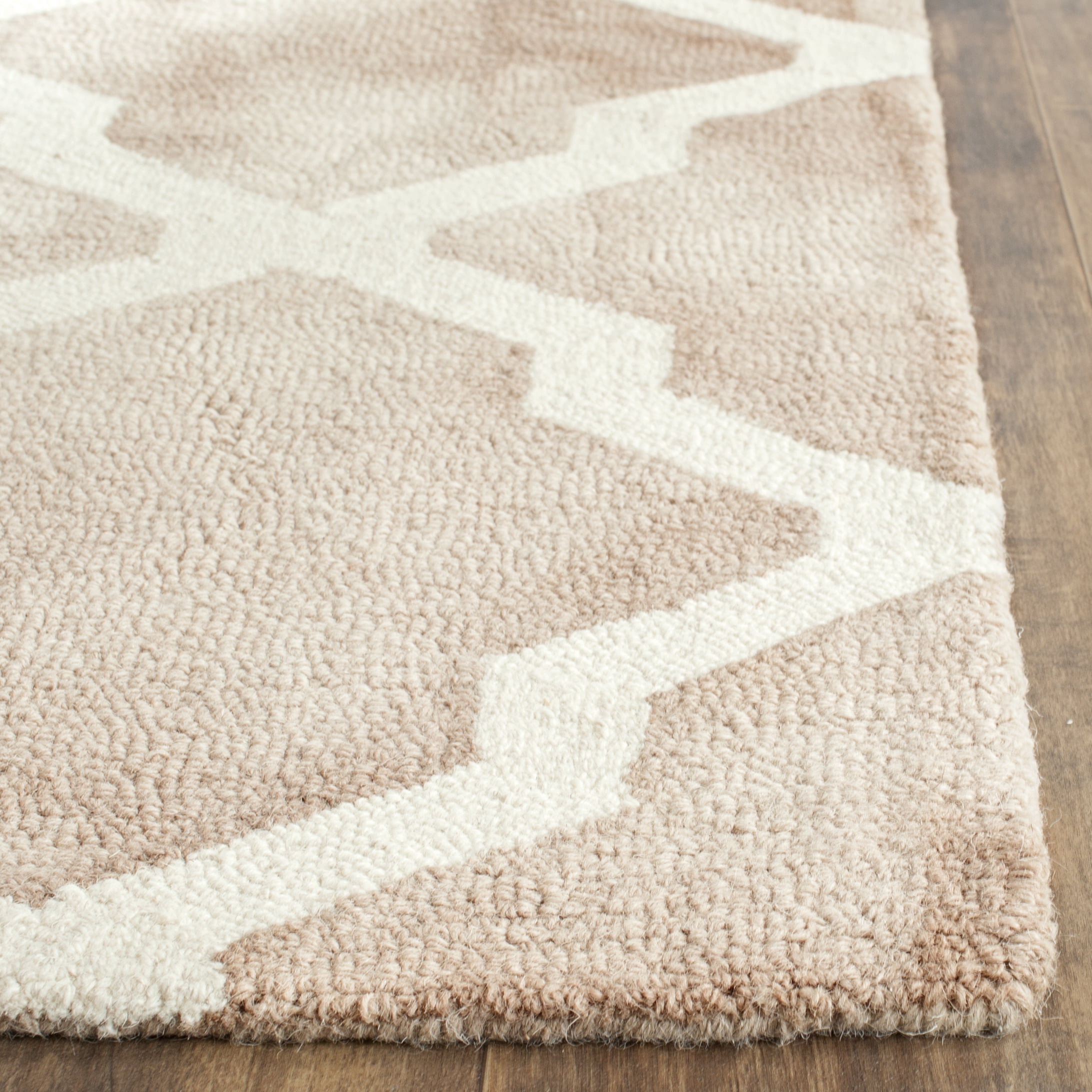 Safavieh Dip Dye Altan Distressed Wool Area Rug, Beige/Ivory, 10' x 14'