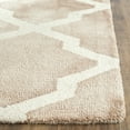 thumbnail image 3 of Safavieh Dip Dye Altan Distressed Wool Area Rug, Beige/Ivory, 5' x 5' Square, 3 of 8