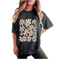 thumbnail image 4 of Shirts Cute Vneck TShirts T Shirts for Women V Neck Graphic Soft Cotton Oversized Tshirts for Women My Items, 4 of 7
