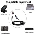 thumbnail image 4 of 3-Pin Xlr Male To 2-Rca Male Microphone Audio Cable Y Adapter Converter 1M 2M, 4 of 8