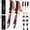 Red, variant on Ultralight Aluminum 7075 Expandable Trekking Poles with Quick Locks for Hiking, Camping, and Mountains