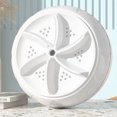 thumbnail image 1 of Mini Turbine Washing Machine Powerful Decontamination Large Capacity Washer for Travelling Business Trips Use, 1 of 8