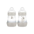 thumbnail image 1 of MAM Easy Start Anti-Colic Matte Baby Bottles, 2x5oz Bottles, Slow Flow Bottles with Silicone Nipple, 1 of 5