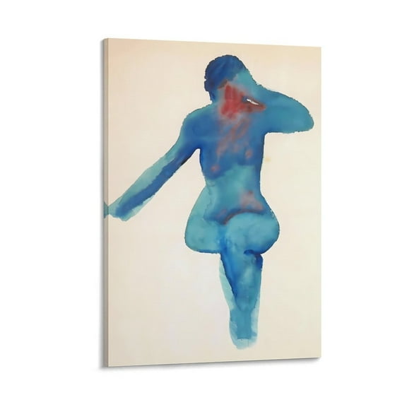 Nude Series VIII (1917) by Georgia OKeeffe Painting Poster Wall Art Poster Scroll Canvas Painting Picture Living Room Decor Home 16x24inch(40x60cm)