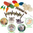 thumbnail image 5 of Lzvxtym Rabbit Chew Toys,Pet Bunny Tooth Chew Toys,Organic Natural Wood Grass Ideal for Bunny, Chinchilla,Guinea Pigs,Hamsters Teeth Grinding, 5 of 8