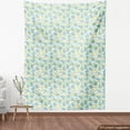 thumbnail image 3 of Exotic Fabric by the Yard, Illustration of Tropical Summer Leaves Natural Hawaiian Jungle Elements Hawaiian, Upholstery Fabric for Dining Chairs Home Decor Accents, Multicolor by Ambesonne, 3 of 4