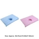 thumbnail image 5 of Inteprter Algodón masaje cara agujero cubierta de un solo transpirable cosmético belleza cama toalla cojín reposacabezas ropa de cama almohadillas Juegos de cama Azul claro Inteprter HA065400-01, 5 of 6