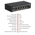 thumbnail image 2 of Mezclador de micrófono de 4 canales Compatible con salida estéreo Mini mezclador de audio con, 2 of 8