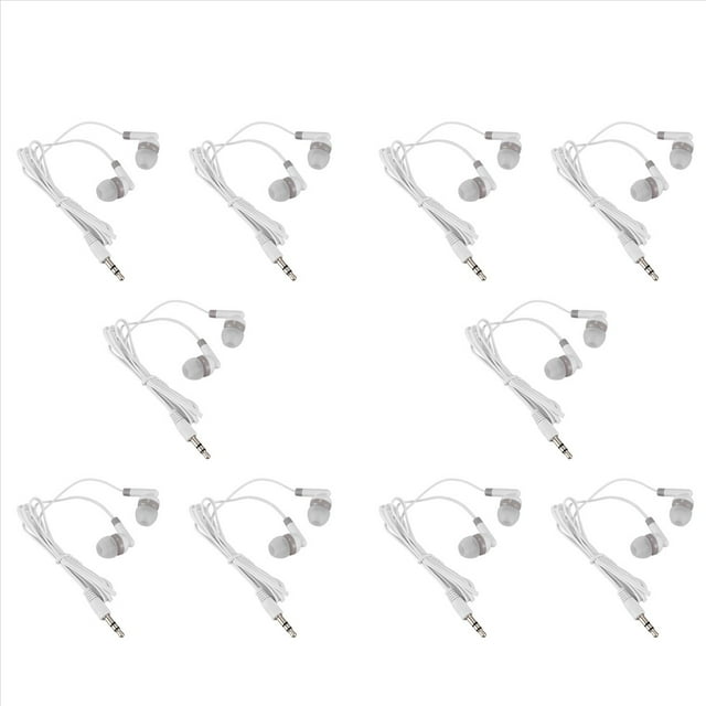 10X Auriculares Estéreo de 3,5 mm en la Oreja Auriculares Auriculares Auriculares para Teléfono Móvil MP4 MP3