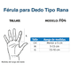 thumbnail image 5 of Férula Aluminio Semirrígida Tipo Rana Para Dedo F04 Tynor, 5 of 5