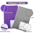 thumbnail image 4 of 3PCS Silver polishing Cloths, 10 x 12.5 inches Four-Layer Double-Sided Jewelry Cleaning Cloth，Large polishing Cloth for Gold, Silver, Diamond, Platinum, Jewelry (2 PCS Purple and 1 PCS Gray), 4 of 4